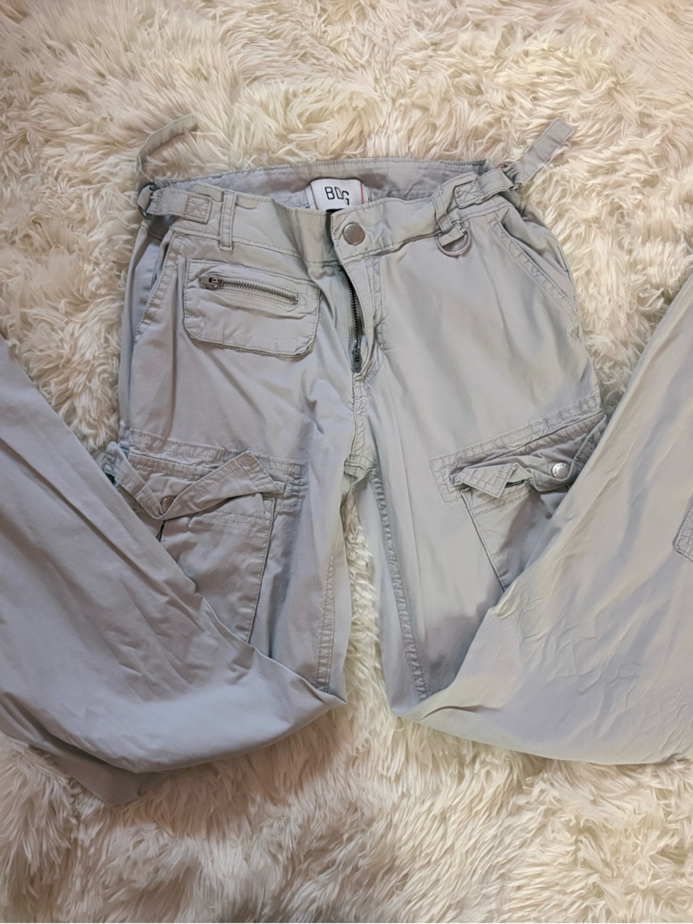 BDG Light Beige Utility Cargo Pants